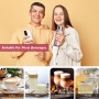Hot Sales 17oz  Stainless Steel  Insulated Vacuum Flask Water Bottle with Cup  And Pop-up Lid