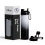 New Design 25 OZ Double Wall Stainless Steel Insulated Vacuum Flask Portable Sports Water Bottle With 2-In-1 Lid