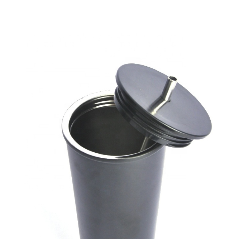 Stainless Steel 23 Oz Double Wall Insulated Straight Water Cups Wine Tumbler With Lids And Straws