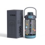 New Arrival 17 oz Leak proof BPA Free Fitness Portable  Gym Plastic Water Bottle  With Straw