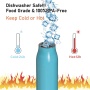 New Design BPA Free Outdoor Double Wall Insulated Stainless Steel Kids Portable Water Bottle with Flip Lid