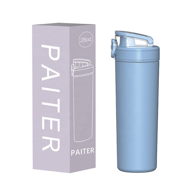 New Design 2-in-1Nozzle BPA Free Outdoor Double Wall Insulated Stainless Steel  Portable Water Bottle For Sports