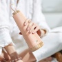 New Arrival 17 OZ Wood Lid Double Wall Conical Housing Insulated Stainless Steel Portable Water Bottle