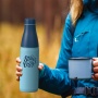 New Design 17oz Insulated Vacuum Double Wall Wide and Small Mouth Stainless Steel Sport Water Bottles