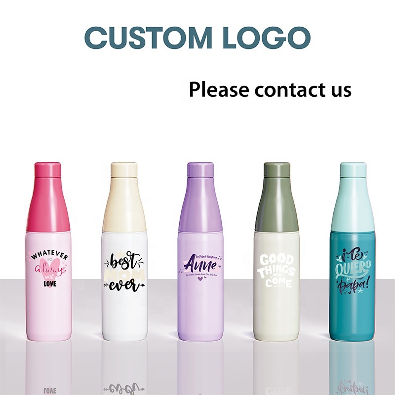 New Design 17oz Insulated Vacuum Double Wall Wide and Small Mouth Stainless Steel Sport Water Bottles