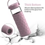 New Arrival 24oz Glass Tumbler Silicone Sleeve Protective Gym Portable Glass Water Bottle
