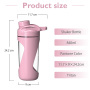 28 OZ Plastic Shaker Bottle for Protein Mixes BPA Free Leakproof Portable Clear Shaker Cups for Gym