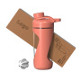 28 OZ Plastic Shaker Bottle for Protein Mixes BPA Free Leakproof Portable Clear Shaker Cups for Gym