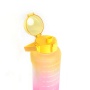 Sport Portable Bpa Free Leakproof Motivational Large Capacity Frosted Plastic Water Bottles