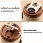15oz Custom Temperature Display Tumbler Double Wall Stainless Steel Insulated Portable Coffee Mug