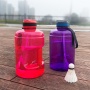 One Gallon Bpa free GYM Plastic Water Bottle Motivational Sports Water Bottle With Straw