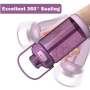 New design 17 oz Leak proof BPA Free Fitness Portable Plastic Water Bottle for Gym and Outdoor With Straw