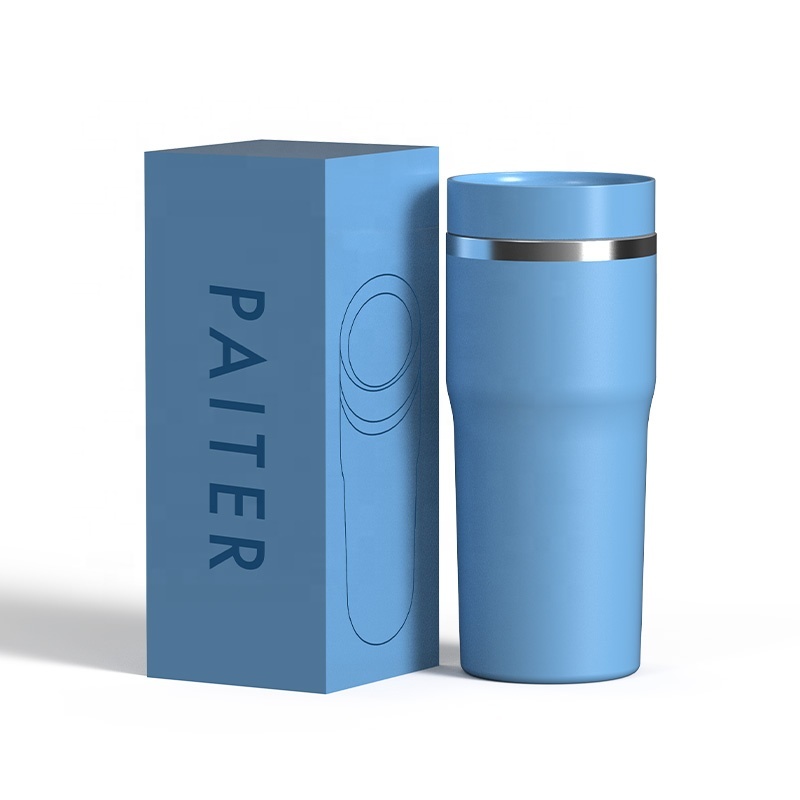New Design 17 Oz Double Wall Vacuum Insulated Spill Proof  Travel Coffee Mug Stainless Steel Cup with 360°Drinking Lid