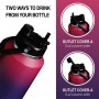 Wholesale 64oz Insulated Beer Jug Double Wall Half Gallon Motivational Stainless Steel Water Bottle with 2-in-1 Lid