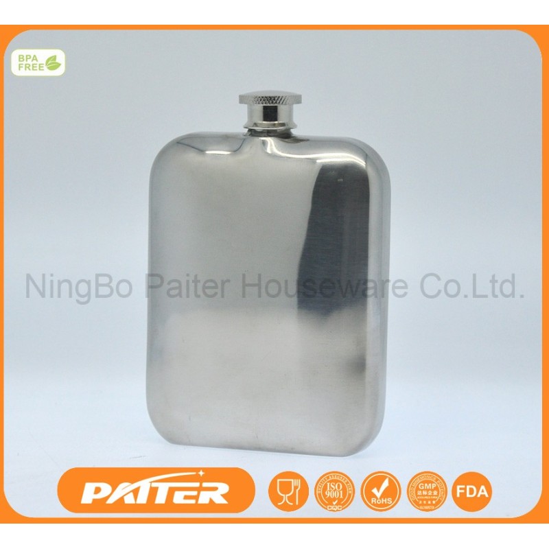 New product factory directly 6 oz stainless steel hip flask