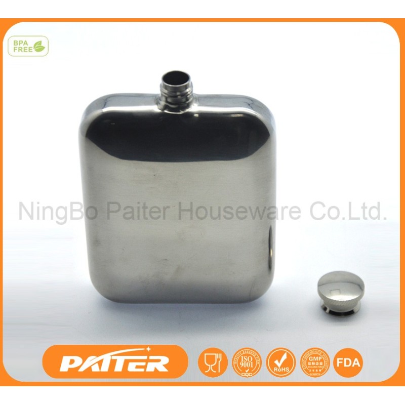 New product factory directly 6 oz stainless steel hip flask