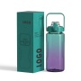 Half Gallon Plastic Water Bottle With Handle Leak Proof BPA Free Fitness 2L Sports Water Jug for Gym and Outdoor Sports