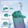 Half Gallon Plastic Water Bottle With Handle Leak Proof BPA Free Fitness 2L Sports Water Jug for Gym and Outdoor Sports