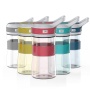Eco Friendly  Bpa Free 12 oz Taritan Foldable Kids Water Bottle With silicone flip up straw lid