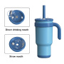 Wholesale Product 18oz Coffee Mug Double Wall Insulated Stainless Steel Tumbler with Handle