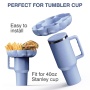 Hot Sales Food Grade 5 Compartment Snack Tray Reusable Silicone Snack Ring Snack bowlsl Accessories for tumbler 40 oz