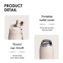 New Design 15oz Double Wall Stainless Steel Insulated Vacuum Flask Portable Kids Water Bottle  with Straws