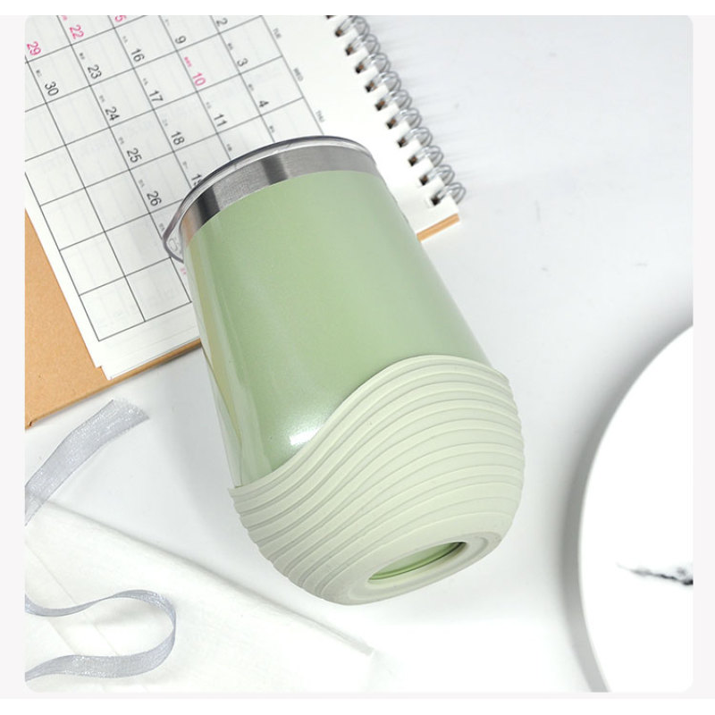 Hot Sales 12 oz BPA Free Stainless Steel Insulated Wine Tumbler Cup Classic round Shell Shape for Camping