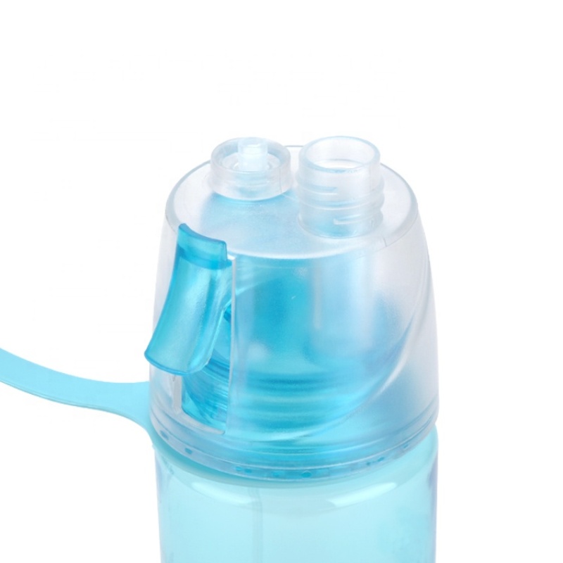 new product custom logo  Spray drinking Two purposes plastic water bottle