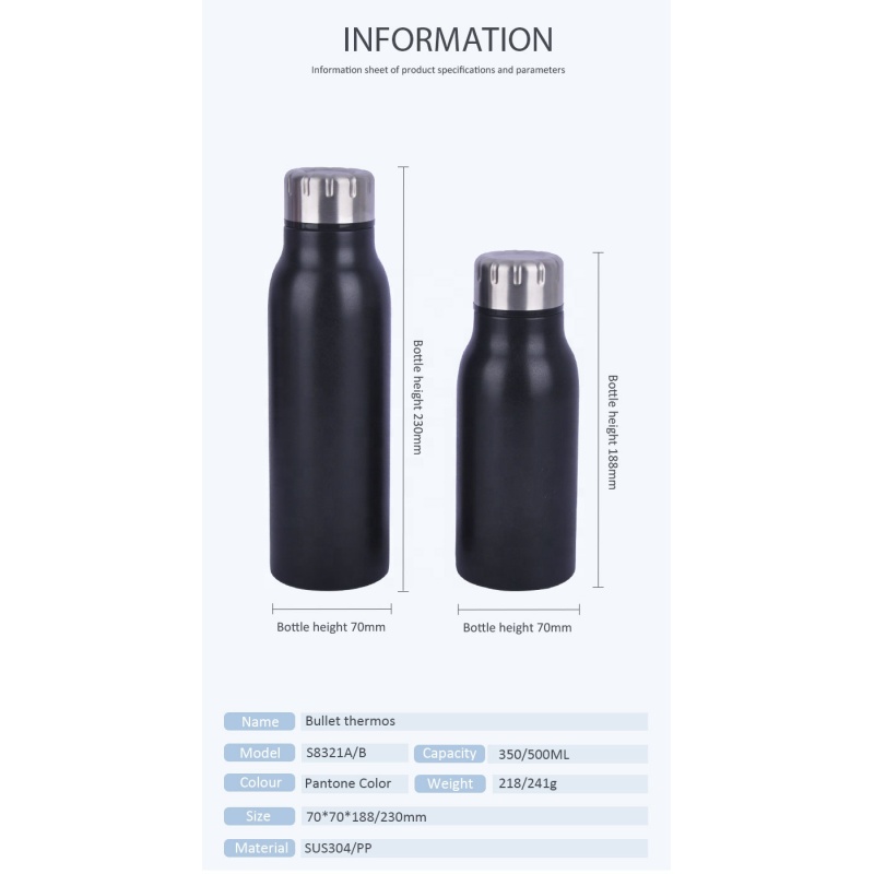 New Design With Custom Logo Vacuum-insulated Stainless-steel Sports Gym Bottle