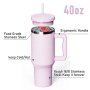 RTS 40oz Sublimation Adventure Tumbler Mugs With Handle Stainless Steel  40 oz Travel Coffee Water Bottles