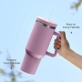RTS 40oz Sublimation Adventure Tumbler Mugs With Handle Stainless Steel  40 oz Travel Coffee Water Bottles