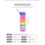 New Design Bpa-free Sports Sippy Portable colorful Plastic  drinking  Bottle