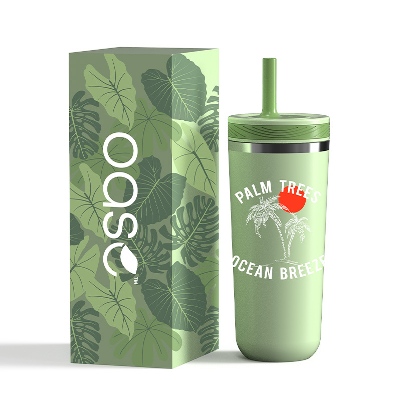 Wholesale Products OASE 20oz  Coffee Mug Double Wall Insulated Vacuum Tumbler With Straw