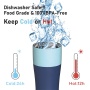 New Arrival 20 oz Multiple caps Double Wall Stainless Steel Insulated Vacuum Portable Tumbler With Straw
