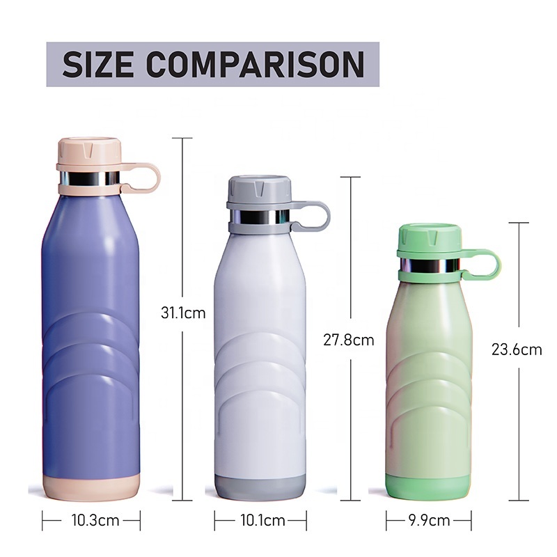 New Design 17 oz 25 OZ 33oz Double Wall Stainless Steel Insulated Vacuum Flask Portable Sports Water Bottle