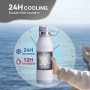 New Design 17 oz 25 OZ 33oz Double Wall Stainless Steel Insulated Vacuum Flask Portable Sports Water Bottle