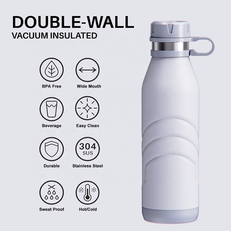 New Design 17 oz 25 OZ 33oz Double Wall Stainless Steel Insulated Vacuum Flask Portable Sports Water Bottle