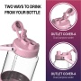 Wholesale BPA Free 64oz Water Jug Half Gallon Portable Plastic Water Bottle with 2-in-1 Lid
