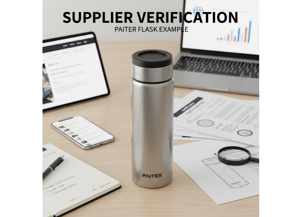 How can I verify the reputation and past performance of a potential drinkware supplier?