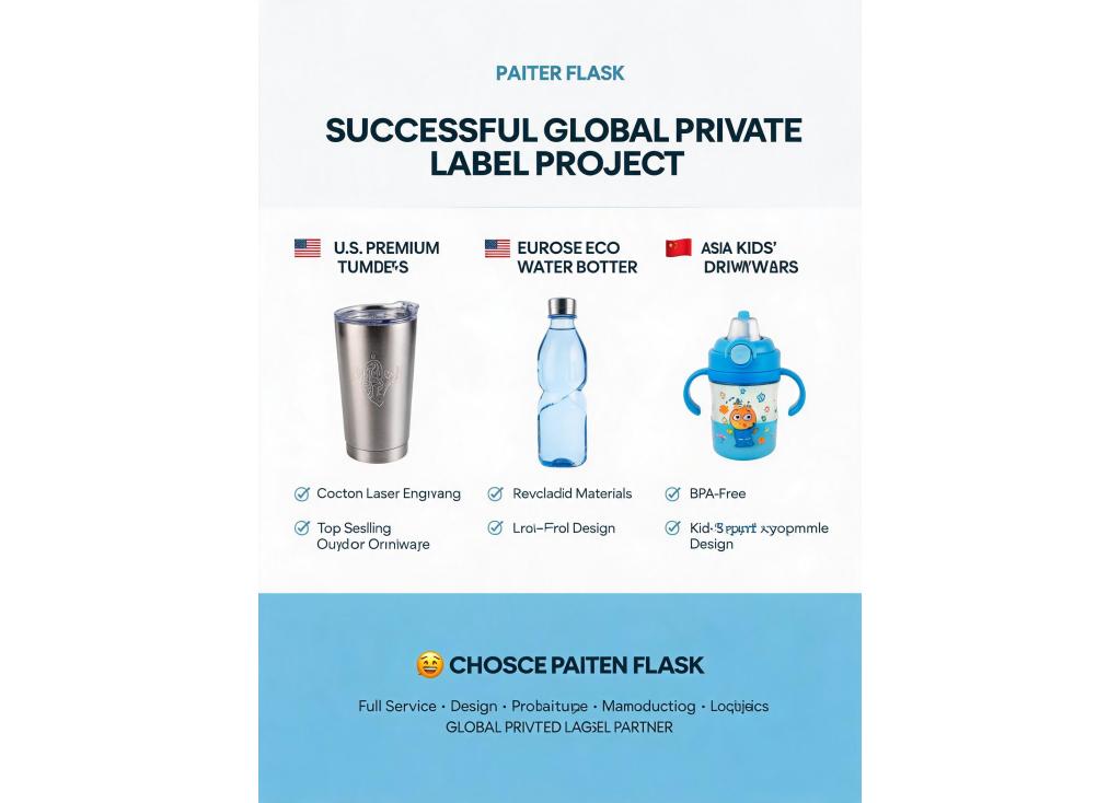 Can you share examples of successful private label projects for overseas brands?