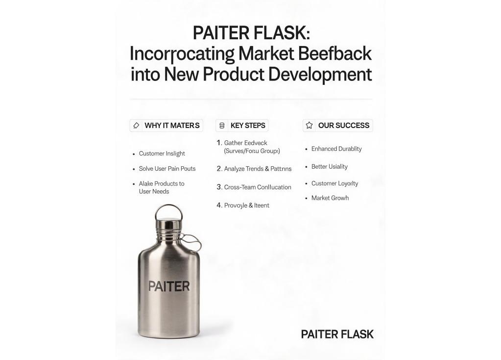 How do you incorporate market feedback into new product development?