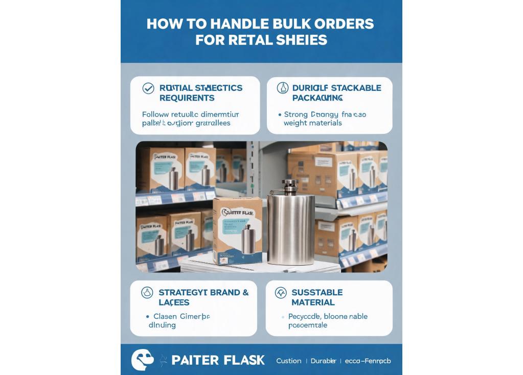 How do you handle packaging for bulk orders destined for retail shelves?