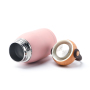 OLERD New Cute Kids Bottle Stainless Steel Double Wall Children Thermos Water Bottle Mushroom Lid Handle