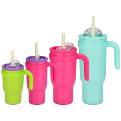 Wholesale Outdoor Camping Stainless Steel Tumbler Mug With Screw Open Lid