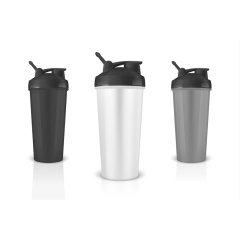 Wholesale Gym Shaker Personalized Shaker Bottle Custom Logo Protein Sport Plastic Water Bottle with Lid