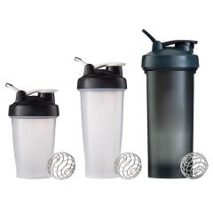 Wholesale Gym Shaker Personalized Shaker Bottle Custom Logo Protein Sport Plastic Water Bottle with Lid
