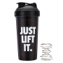 Wholesale Gym Shaker Personalized Shaker Bottle Custom Logo Protein Sport Plastic Water Bottle with Lid