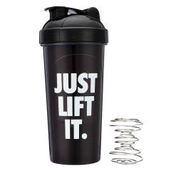 Wholesale Gym Shaker Personalized Shaker Bottle Custom Logo Protein Sport Plastic Water Bottle with Lid