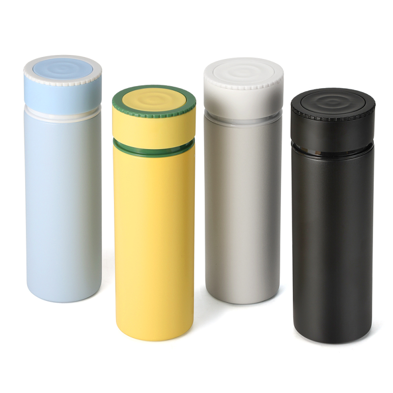 Wholesale Travel Leakproof Stainless Steel Thermos Bottle With Silicone Coaster
