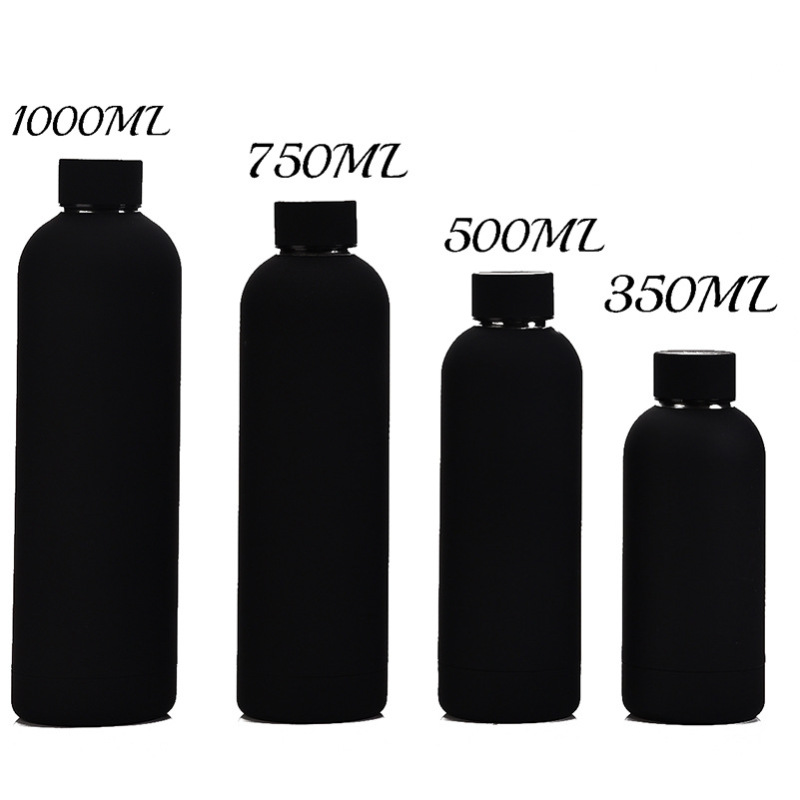 Double Wall Stainless Steel Drinkware 350ml 500ml 750ml 1000ml Eco Friendly Vacuum Flask Gym Sports Insulated Water Bottle